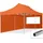 Faltpavillon 3 x 6 m inkl. 2 Seitenteile Orange