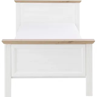 SchlafKONTOR Jasmin II 100 x 200 cm Braun/Weiß