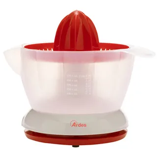 Ardes AR1J1 Elektrische Zitronenpresse 0,5 l 25 W Rot, Weiß - Rot, Weiß