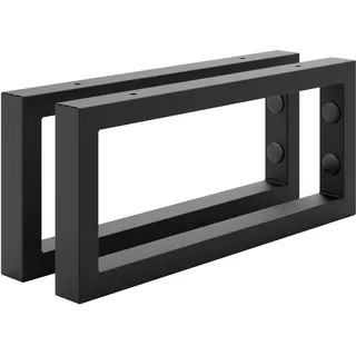 HOLZBRINK Regalhalterung Schwarz Metall 35x15 cm HLA-A (2 St.) | Waschtischhalterung, Wandkonsole für Küchenregal, Schwerlastkonsole für TV-Regal