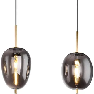 GLOBO Blacky I 4-flg. 19 cm rund Messingfarben