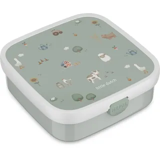 Mepal Campus Brotdose mit Bento-Einsatz und Gabel 1,3 l Little Farm