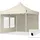 Faltpavillon 3 x 3 m inkl. 2 Seitenteile Creme