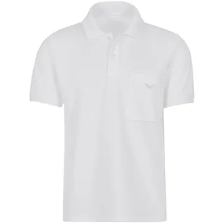 TRIGEMA Poloshirt »TRIGEMA Polohemd mit Brusttasche« Trigema weiss