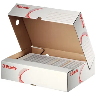 Esselte Archivboxen weiß 25,5 x 32,9 x 8,0 cm
