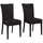 4-Fußstuhl Colorado Kunstleder braun 6er Set