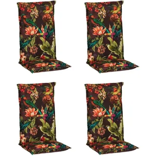 Beo Hochlehner-Sitzauflage Schlichtes Design Komfort Anthrazit 4er-Set