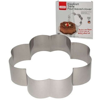 backrahmen metall Kleeblatt glück tortenring kuchen backen torte glücksbringer