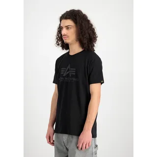 Alpha Industries Basic T Carbon Herren, Black/Black