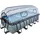 EXIT Stone Pool Grau 540 x 250 x 122 cm inkl. Sandfilteranlage und Abdeckplane