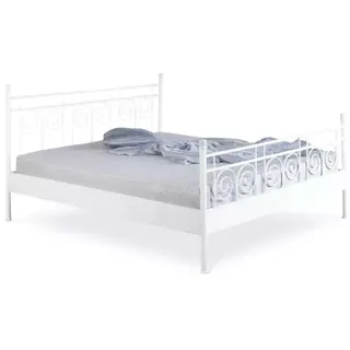 Metallbett Sara – 100 x 220 cm / weiß