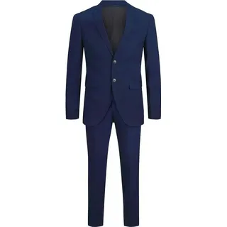 JACK & JONES Franco Plus Size Anzug Medieval Blue, 62
