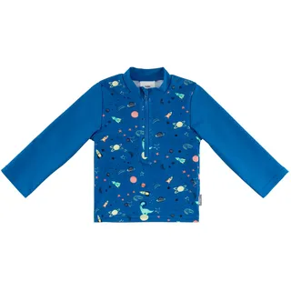 Sterntaler® Schwimmanzug »Badeshirt langarm Weltraum«, blau