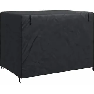 Hollywoodschaukel-Abdeckung 220 x 150 x 150 cm - Schwarz