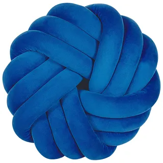 Beliani Dekokissen Akola 30 x 30 cm Blau