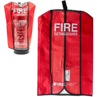 Firechief RPV2 Abdeckung für Feuerlöscher, mittelgroß, Rot