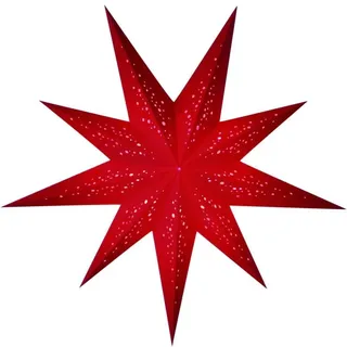 Stern Weihnachten Papier Rot Advent Leucht Licht Rosso Fenster Zimmer Dekoration