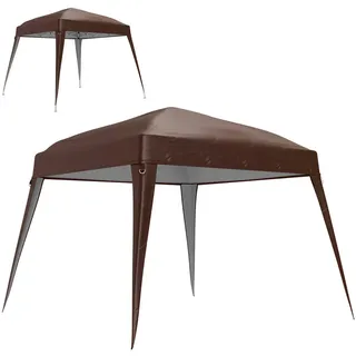Outsunny Ersatzdach für Pavillon 3x3 m , Beige , Kunststoff , 300x1x300 cm , Sonnenschutz, Pavillons