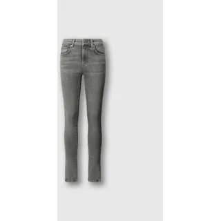Skinny-fit-Jeans PEPE JEANS "SKINNY JEANS MW", Damen, Gr. 30, Länge 30, grau mid, Denim/Jeans, Obermaterial: 84% Baumwolle, 15% Polyester, 1% Elasthan, skinny fit lang, Jeans Skinny-fit-Jeans, in verschiedenen Waschungen