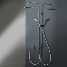 HSK Shower-Set Modell RS 200 Universal, 1006000, Ausführung: mit Kopfbrause rund, super-flach, Ø250 mm, Höhe 2 mm