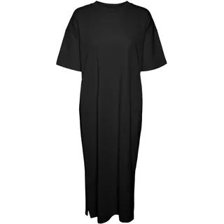 VERO MODA Damen Vmmolly Oversize Calf Dress Noos Kleid, Schwarz, XS EU