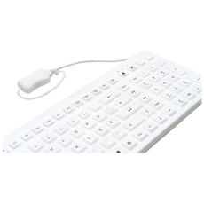 Bild von CleanType Prime Pro Plus weiß, USB, DE (TKG-110-GCQ-PR-KGEH-WHITE-IP68-MAG-BACKL-USB-DE)