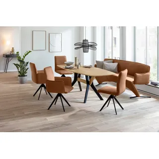 K+W Komfort & Wohnen Esstisch 200 x 75 x 95 cm braun