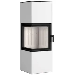 Hajduk Kaminofen Pixel L | 7 kW | rechteckiger-Kaminofen | Weiß