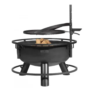 Multifunktionale Feuerschale bandito Ø 60 cm Grillschale mit 1 drehbarem Rost