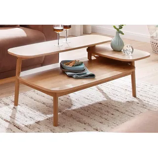 WoodMan Eichberg Beige Massivholz 120 x 42 x 60 cm