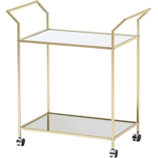 Wohnling Servierwagen gold 73,0 x 37,0 x 78,0 cm