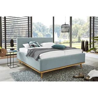 Musterring Polsterbett Delphi Variante A ¦ blau ¦ Maße (cm): B: 198 H: 118