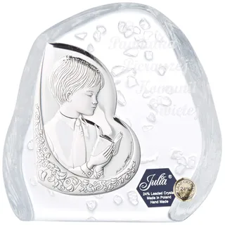 Crystaljulia Briefbeschwerer, Bleikristall, transparent, 11,5 cm