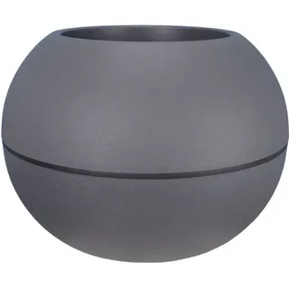 Blumentopf Kugel RIVIERA, Granit Grau, D40 H28 cm