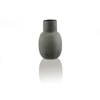Vase , Grau , Glas , 34 cm , zum Stellen , Dekoration, Vasen, Glasvasen