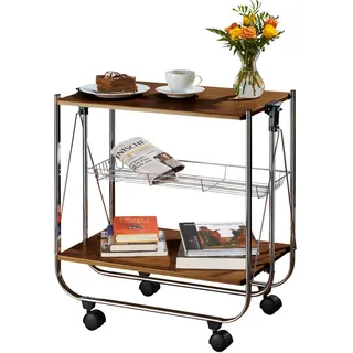 Wenko Servierwagen Deluxe braun
