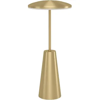 EGLO LED Außen-Tischlampe PICCOLA Messing-geb. Touchdimmer H 280mm IP54