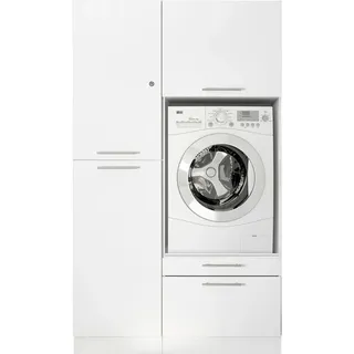 Respekta Waschmaschinenschrank Clara 200 x 167,4 x 67,6 cm Weiß