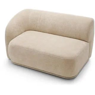 Furnlux Modulsofa Nobo Beige 144x97x75 cm , Textil , 144x75x97 cm , Wohnzimmer, Sofas & Couches, Sofas