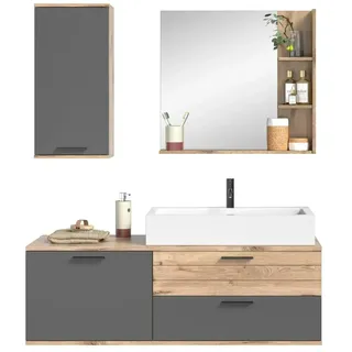 xonox.home Badmöbel-Set Mason 4-tlg. Grau