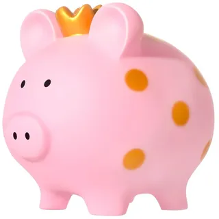 INCETUE Sparschwein für Mädchen, Unzerbrechliches Spardose für Kinder, Groß Niedliche Glücksschwein Münze Sparbüchse für Hochzeit, Weihnachten, Halloween, Geburtstagsgeschenke (Rosa)