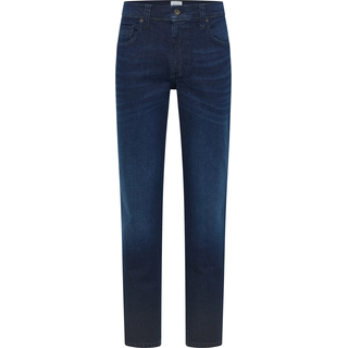 Stretch-Jeans MUSTANG "Style Washington Straight", Herren, Gr. 33, Länge 30, medium schwarz, Denim/Jeans, Obermaterial: 99% Baumwolle, 1% Elasthan, relaxed fit lang, Jeans Stretch-Jeans