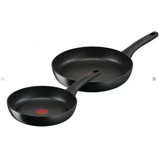 Tefal Pfannenset , Metall , 2-teilig , rund , Kochgeschirr, Pfannen, Pfannensets