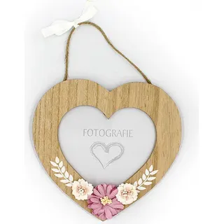 Nekupto Fotorahmen zum Aufhängen mit Blume