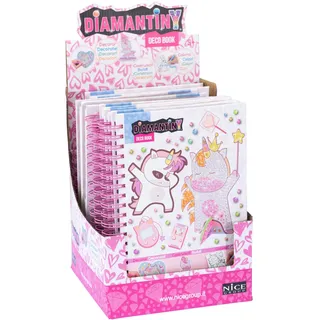 DIAMANTINY - Einhorn Malen nach Zahlen, mehrfarbig, A5, 90022