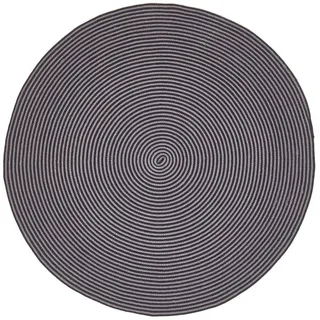 Homescapes Teppich Spirale geflochten rund 120 cm