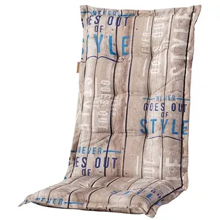 Madison C306 Hochlehner Gartenstuhl Auflagen 120x50x8cm taupe gestreift
