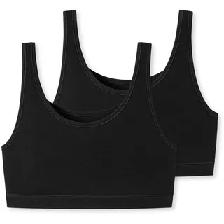 SCHIESSER 95/5 Bustier 2er Pack schwarz 44