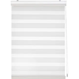 Doppelrollo LIEDECO "Duo-Rollo mit Blende" Gr. 1, weiß, B:60cm H:160cm, Polyester, Rollos, Doppelrollo