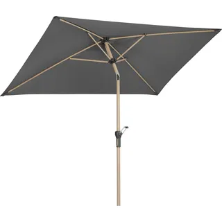 Schneider Marktschirm 230 cm x 150 cm Anthrazit mit Knickfunktion